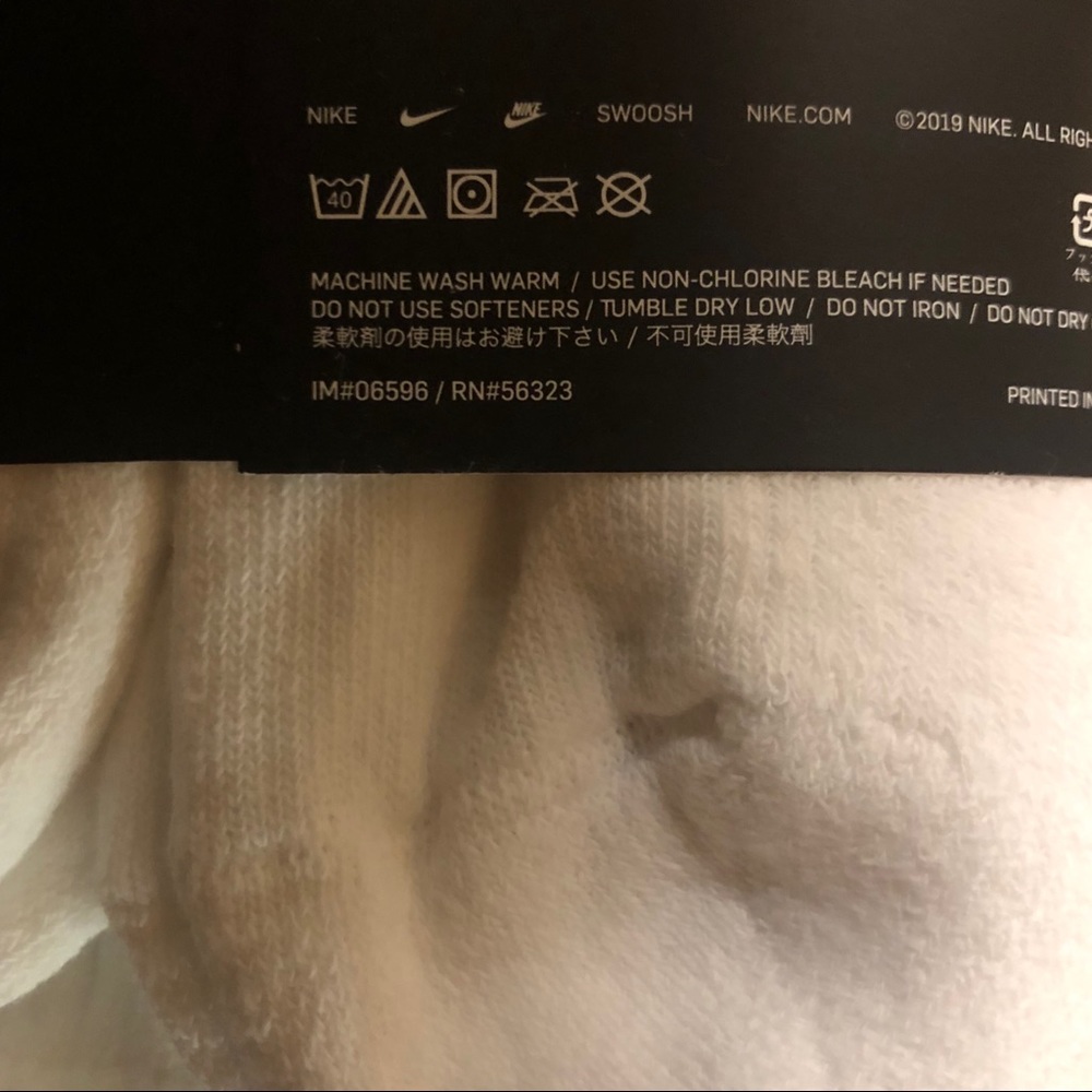Nike Cotton Crew Socks 6 Pack - Picture 3 of 4
